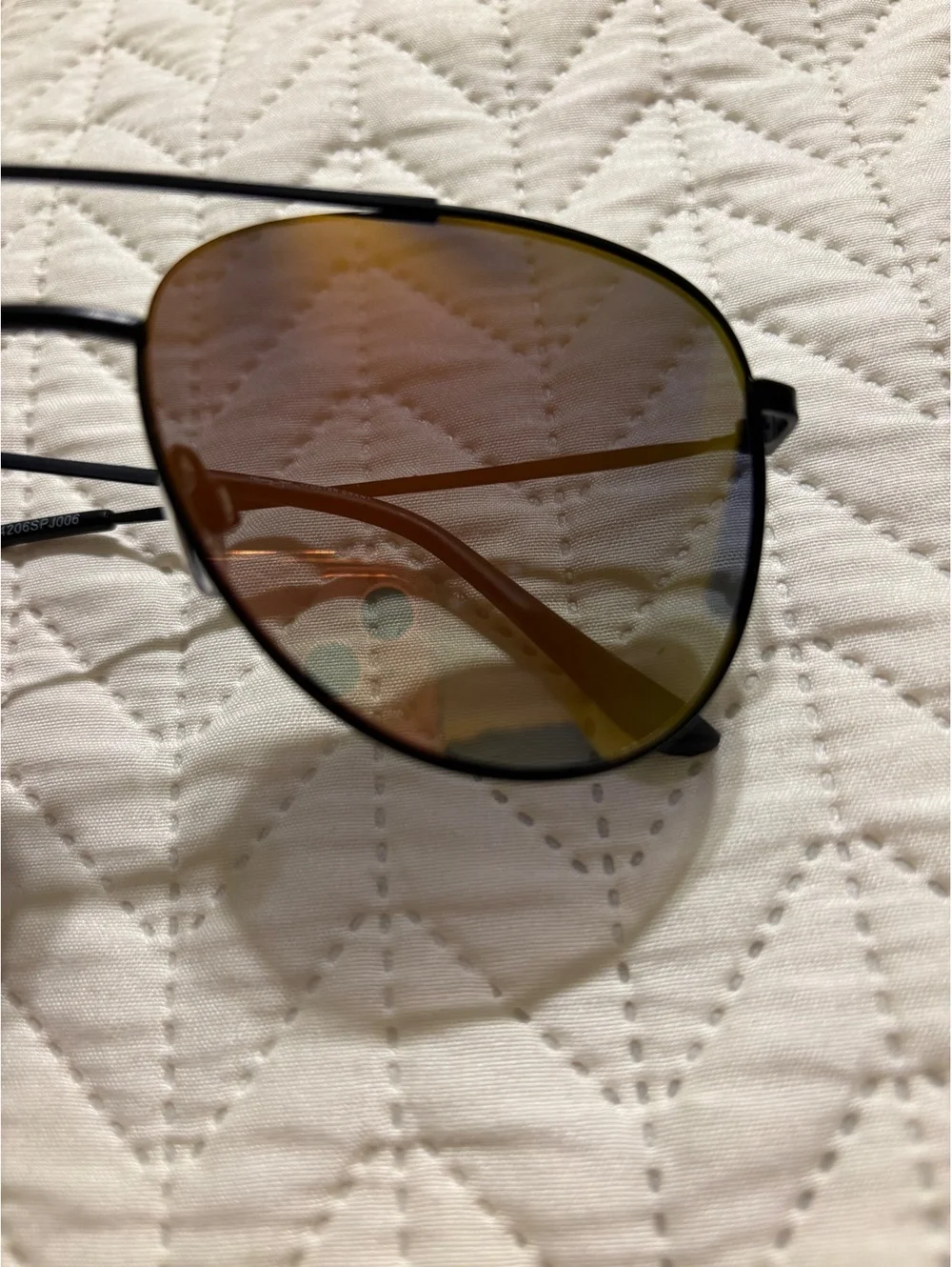 #19 Black Metal Aviator Sunglasses
